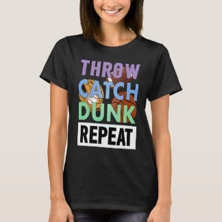Jeugdsport Kinderen Voetbal Honkbal Basketbal T-shirt