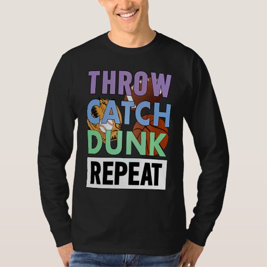 Jeugdsport Kinderen Voetbal Honkbal Basketbal T-shirt (Voorkant)