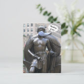Jeugdstandbeeld, denken aan u - V briefkaart (Staand voorkant)