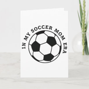 Jeugdvoetbalmoeder, teammoeder voetbalwedstrijddag kaart