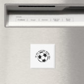Jeugdvoetbalmoeder, teammoeder voetbalwedstrijddag magneet (Insitu (Vaatwasser))