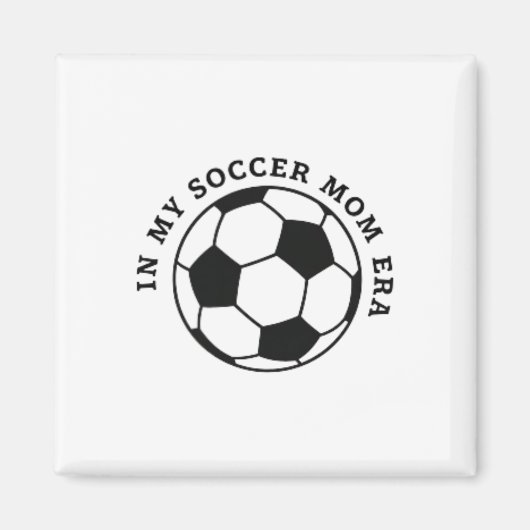 Jeugdvoetbalmoeder, teammoeder voetbalwedstrijddag magneet (Voorkant)