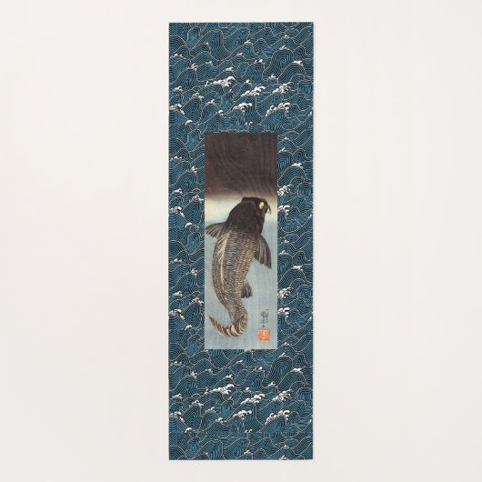 JEUGKAT MET JAPANESE VISAFDRUKKING YOGAMAT (Achterkant)