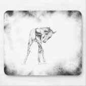 Jeuk met mistige rand muismat (Voorkant)