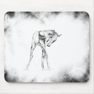 Jeuk met mistige rand muismat