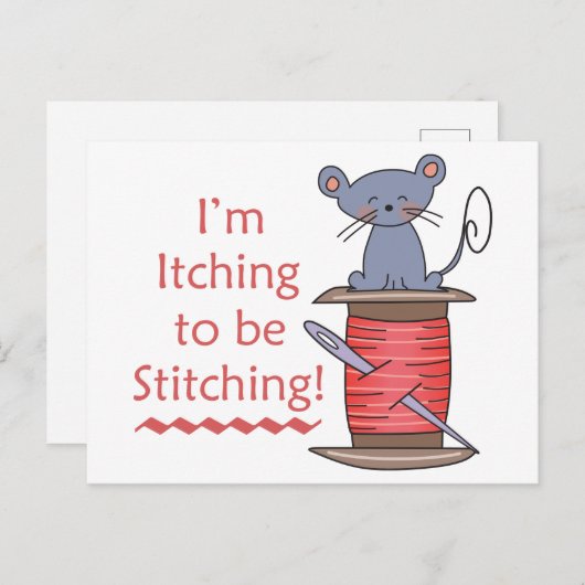 Jeuk om te plaatsen briefkaart (Voorkant / Achterkant)