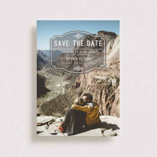 Jeune Amour door Origami Prints Save the Date