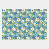 Jeune Bloemen Gemengde Kleuren Papier Inpakpapier Vel (Voorkant 2)