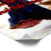 Jeune Elegante en Hiver van Frederick Kaemmerer Poster (Hoek)