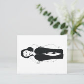 Jeune femme assise briefkaart (Staand voorkant)