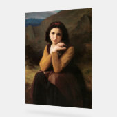 Jeune Femme door Bouguereau Acryl Bord (Hoek)