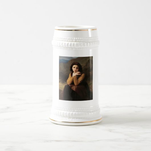 Jeune femme door Bouguereau Bierpul (Center)