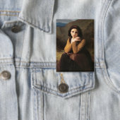 Jeune Femme door Bouguereau Button (Insitu)