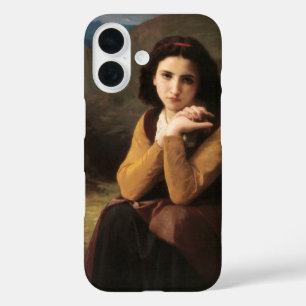 Jeune femme door Bouguereau iPhone 16 Hoesje