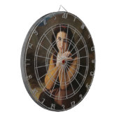 Jeune Femme door Bouguereau Dartbord (Voorkant Links)
