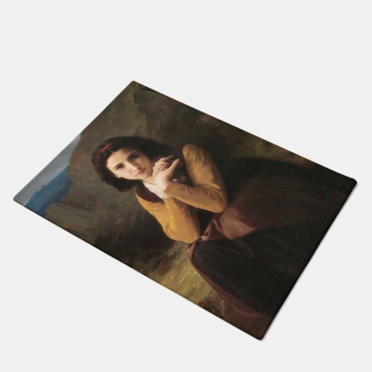Jeune Femme door Bouguereau Deurmat (Schuin)