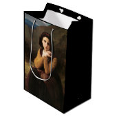 Jeune femme door Bouguereau Medium Cadeauzakje (Voorkant Gekanteld)