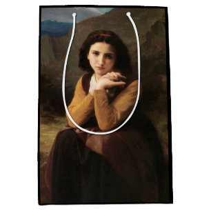 Jeune femme door Bouguereau Medium Cadeauzakje