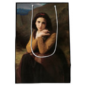 Jeune femme door Bouguereau Medium Cadeauzakje (Achterkant)