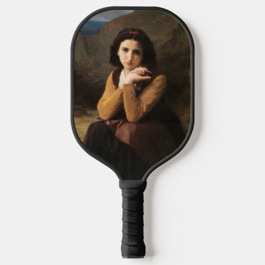Jeune femme door Bouguereau Pickleball Paddle (Voorkant)