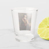 Jeune femme door Bouguereau Shot Glas (Achterkant)
