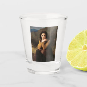 Jeune femme door Bouguereau Shot Glas
