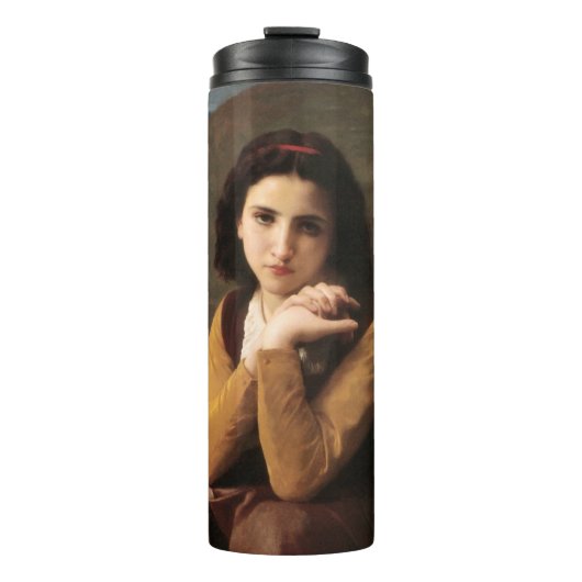 Jeune femme door Bouguereau Thermosbeker (Voorkant)