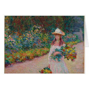 Jeune fille dans le jardin de Giverny, 1888