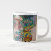 Jeune fille dans le jardin de Giverny, 1888 Grote Koffiekop (Rechts)