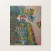 Jeune fille dans le jardin de Giverny, 1888 Legpuzzel (Verticaal)
