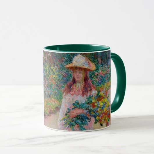 Jeune fille dans le jardin de Giverny, 1888 Mok (Voorkant rechts)