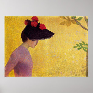 Jeune Fille de Profil van Aristide Maillol Poster