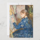Jeune Fille Écrivant | Berthe Morisot (Voorkant)