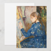 Jeune Fille Écrivant | Berthe Morisot (Voorkant / Achterkant)