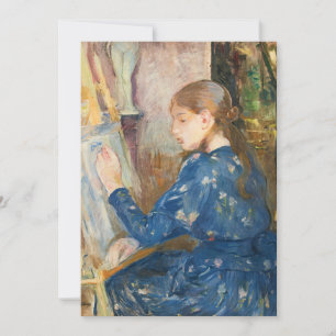 Jeune Fille Écrivant   Berthe Morisot