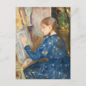 Jeune Fille Écrivant | Berthe Morisot Briefkaart (Voorkant)