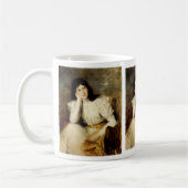 Jeune Fille Reveuse, Portrait de Berthi Capel Koffiemok (Links)