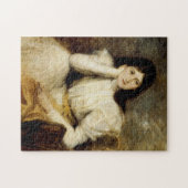 Jeune Fille Reveuse, Portrait de Berthi Capel Legpuzzel (Horizontaal)
