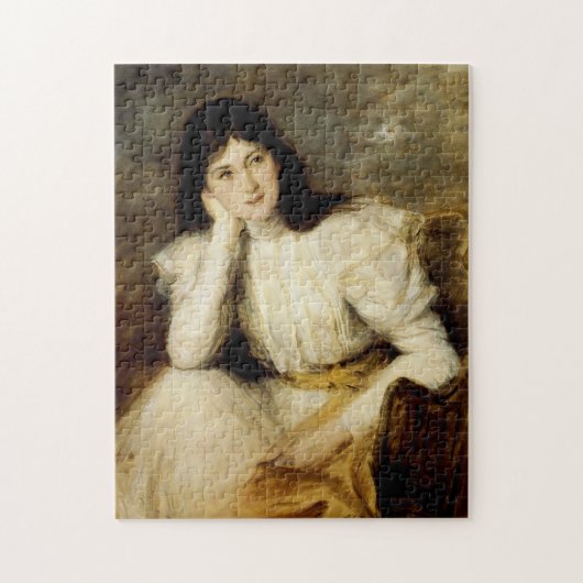 Jeune Fille Reveuse, Portrait de Berthi Capel Legpuzzel (Verticaal)