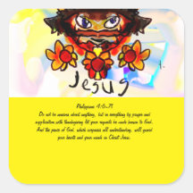 jeus met zonnebloemen mok magnet note