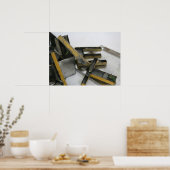 Jeux 2 Bouw Gebouw's Game Letters 3 P Poster (Keuken)