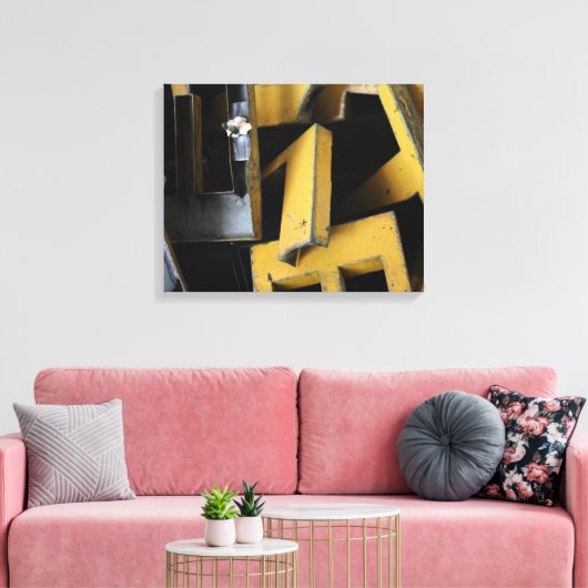Jeux de Construction Building's Game Letter Canvas (Insitu (Woonkamer))