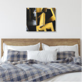 Jeux de Construction Building's Game Letter Canvas Afdruk (Insitu (Slaapkamer))