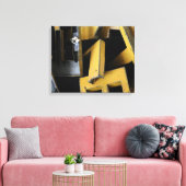 Jeux de Construction Building's Game Letter Canvas Afdruk (Insitu (Woonkamer))