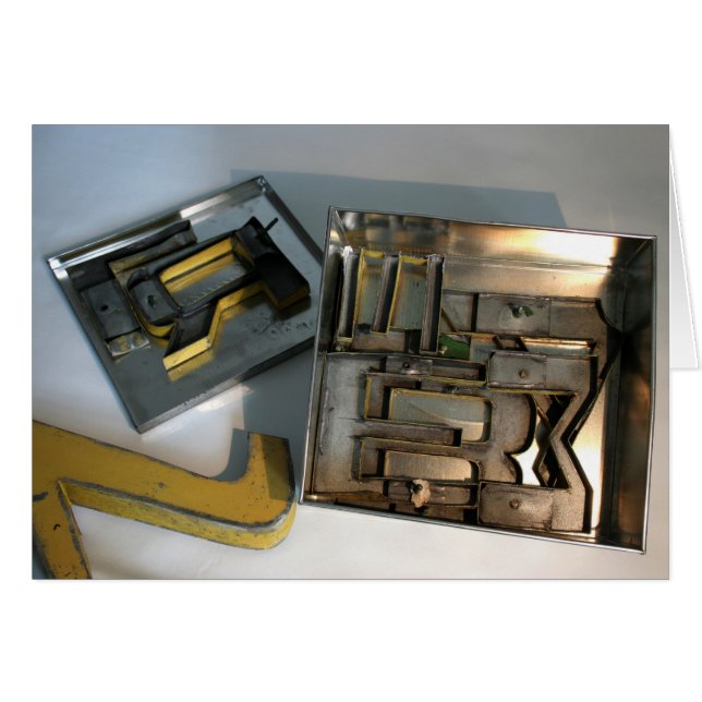 Jeux de Construction Building's Game Metal Letters (Voorkant Horizontaal)