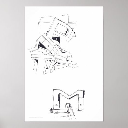 Jeux de Construction Building's Games Tekening 1 P Poster (Voorkant)