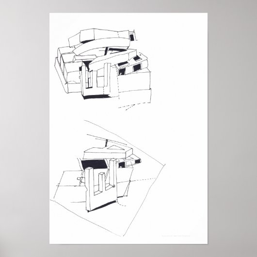 Jeux de Construction Building's Games Tekening 3 P Poster (Voorkant)