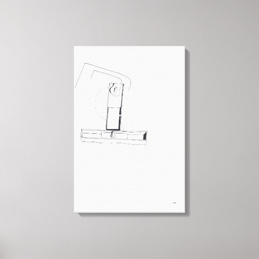 Jeux de Construction Building's Games Tekening 5 C Canvas Afdruk (Voorkant)