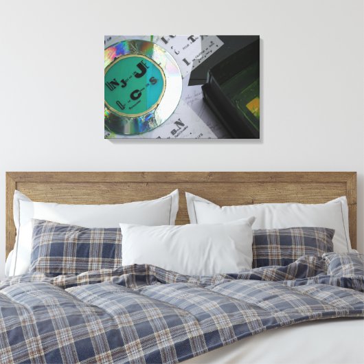 Jeux de Construction Part II detail 2 Canvas Afdruk (Insitu (Slaapkamer))