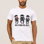 JEW IT, grappige joodse T-shirts (Voorkant)